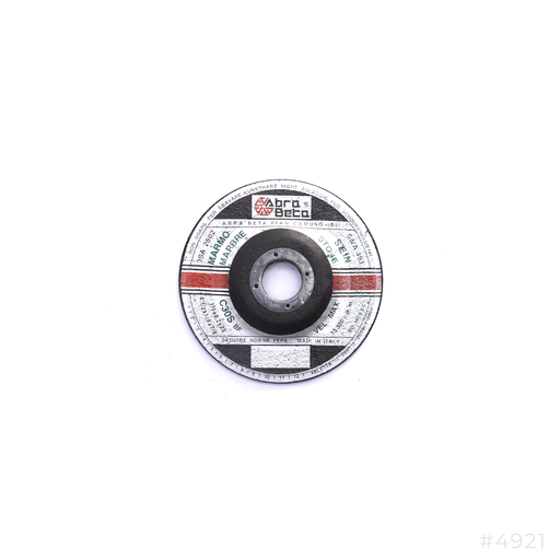 [4921] Grinding Wheel 4"1/2*1/8*7/8 C30S BF DSA 2502-Abro Beta