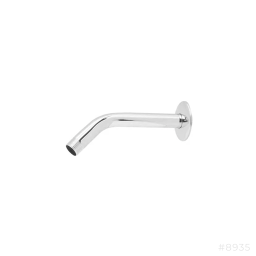 [8935] Showy Brass Shower Arm with Flange 7" 8226 