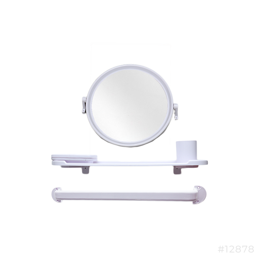 [12878] Bathroom Mirror Set Round 5Pcs 405 Sun-Son