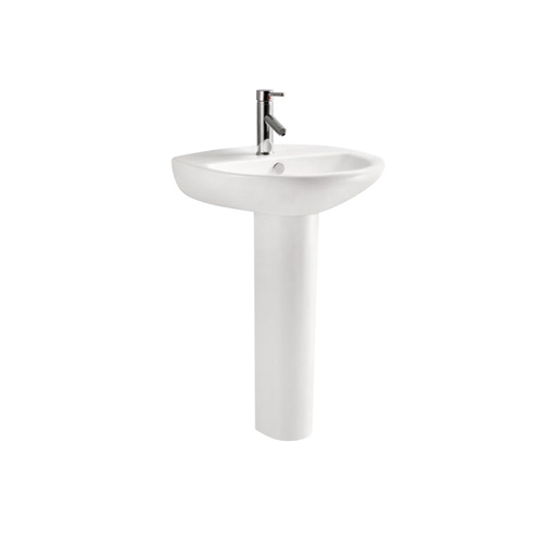 [14602] Wash Basin with Pedestal 560x470x820mm NC001