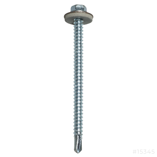 [15345] Self-Drilling Screw Hex Washer Head #12x3"