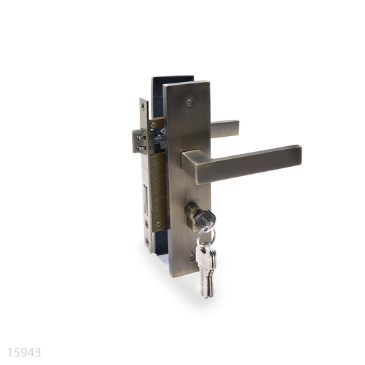 [15943] Door Handle with Lock Body 5826-26 Mab Sola