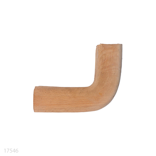 [17546] Wooden Staircase Rail Corner 7x5x30cm