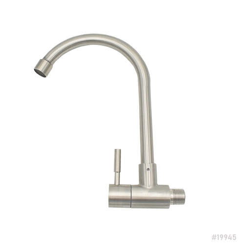 [19945] Sink Faucet Tap Cold Wall Mount 304SS