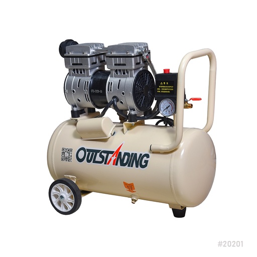 [20201] Air Compressor Silent Oil Free Outstanding OTS-750 30L Double Head