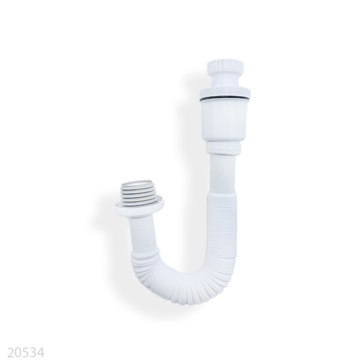 [20534] PVC Flexible Hose Connector P-Trap 2 Layers 1 1/4" K-125