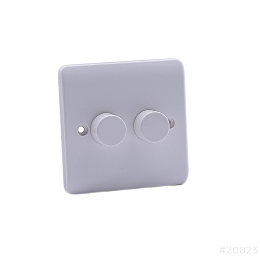 [20823] Light Dimmer Switch Kedbrooke 2G 1w 500w KBV3505/21