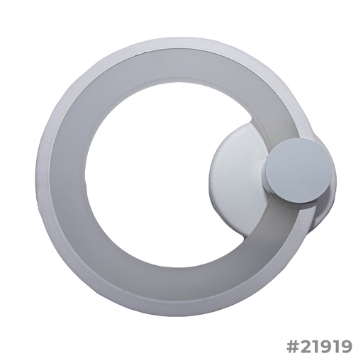 [21919] Wall Light Round 12w Cool White Moon Light LC2061/B