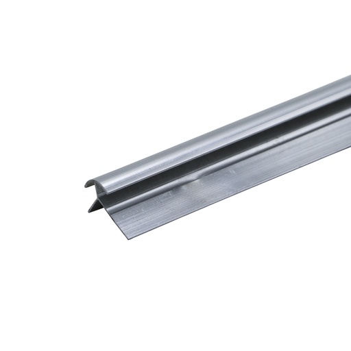 [21998] Aluminum Corner Channel Curve Head Silver 10x2500mm