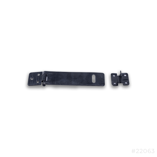 [22063] Hasp and Staple 5" Black 