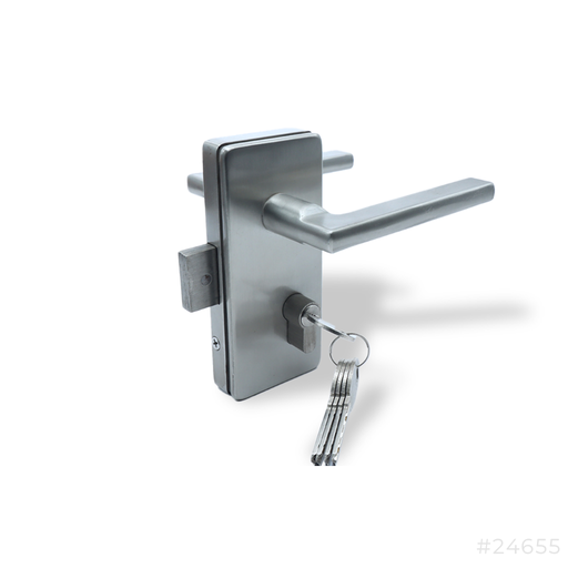 [24655] Glass Door Handle Lock 093-1