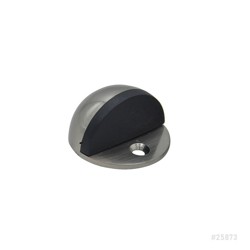 [25873] Door Stopper Half Round Zinc 833