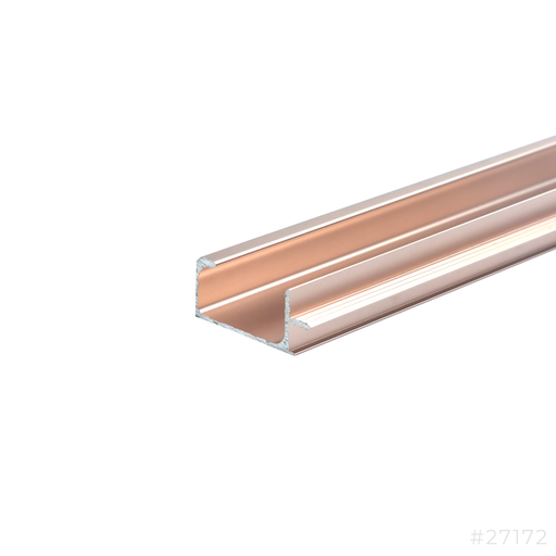 [27172] Aluminum G-Channel 3Mtr 20mm Chamagne