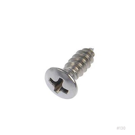 [130] Self Tapping Screw SS CSK #8 x 1/2"