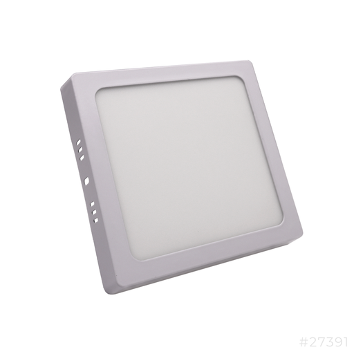 [27391] Led Panel Light Square 6" Surface Mount 12W Warm White